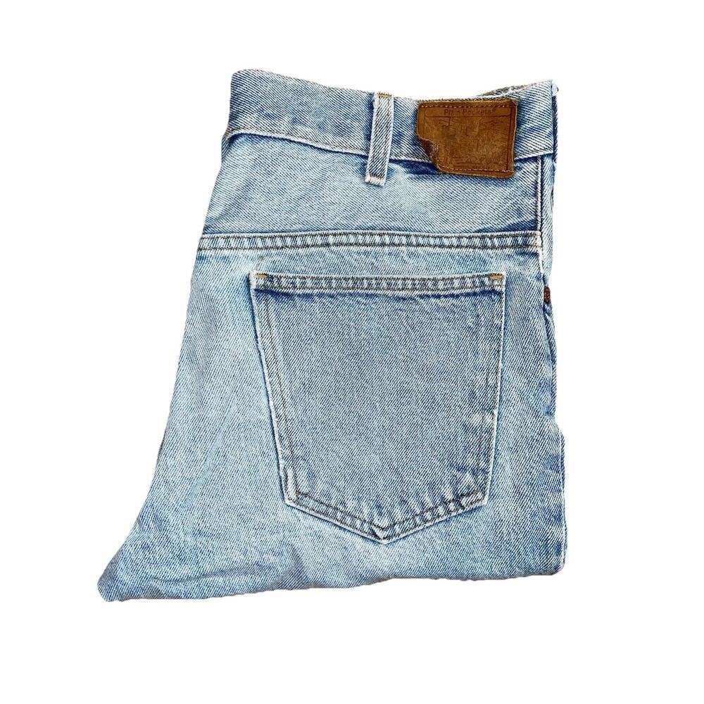 Vintage 70s 80s Jc Penney Plain Pocket Light Wash Jeans 34x31 USA Made